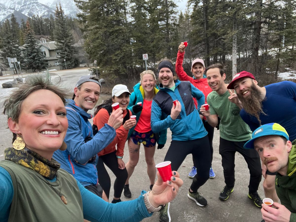 Dirtbag Runners Bow Valley workout March 24, 2022