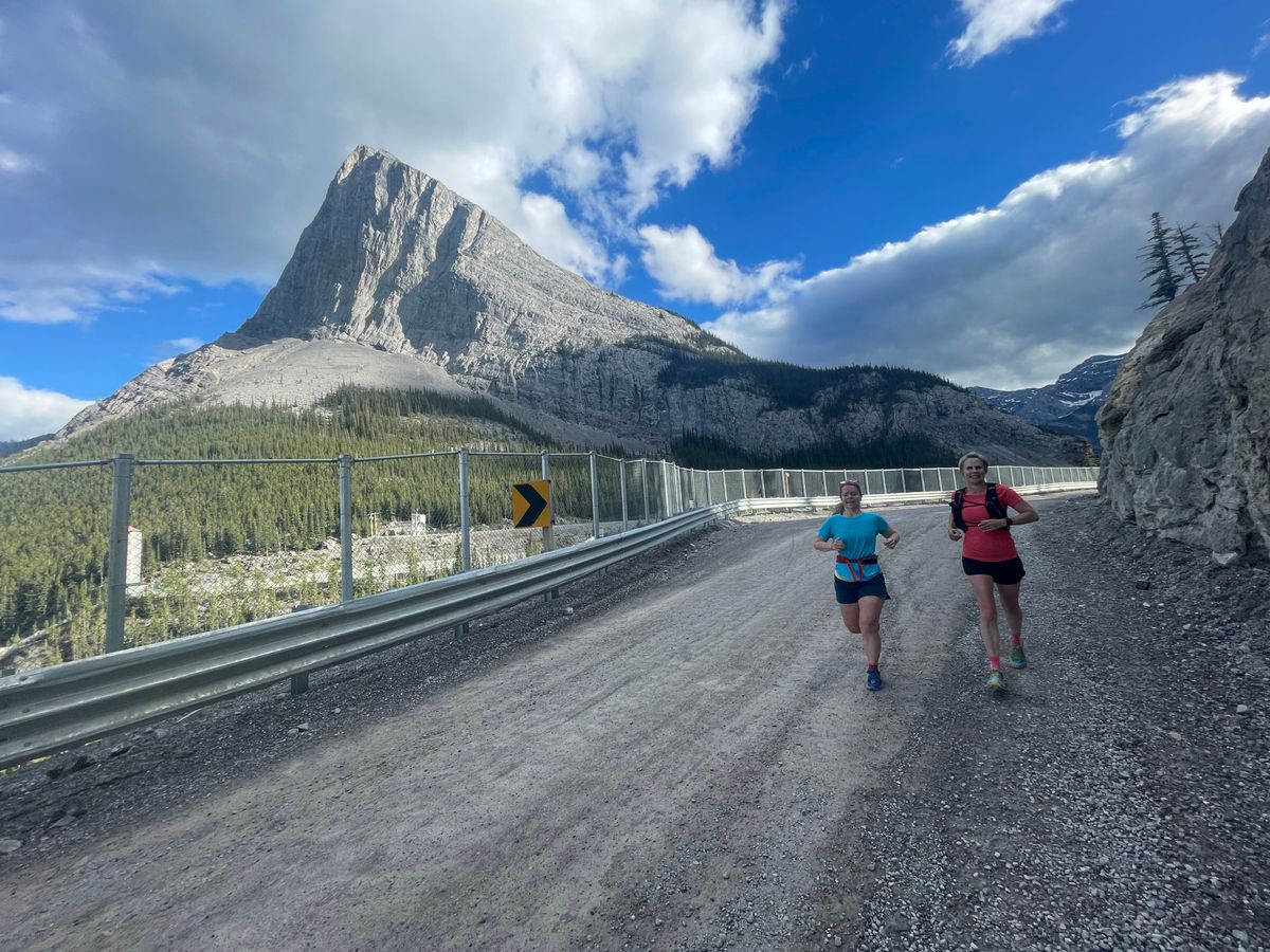 Dirtbag Runners Bow Valley workout July 7, 2022: the Track Pyramid.